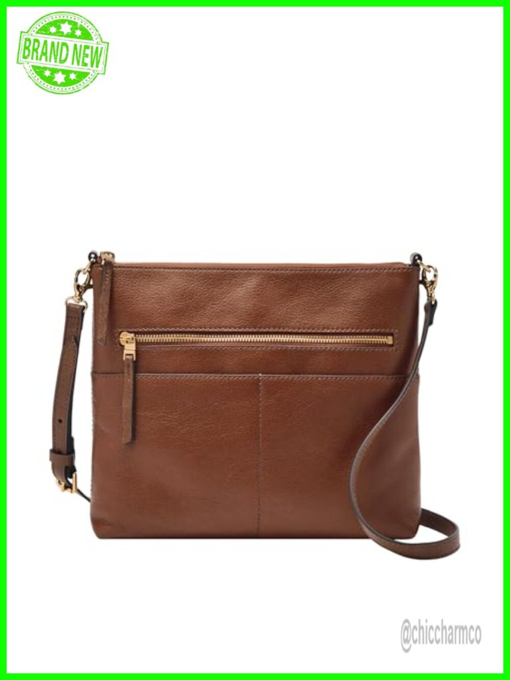 LiteHide Leather Small Flap Crossbody Purse Adjustable Strap